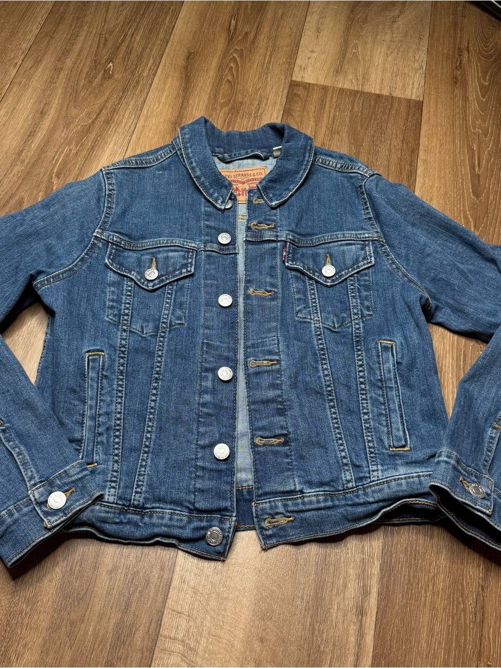 Women's Levi's Trucker Jacket - Size M - Medium Wash